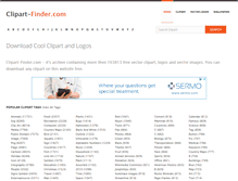 Tablet Screenshot of clipart-finder.com